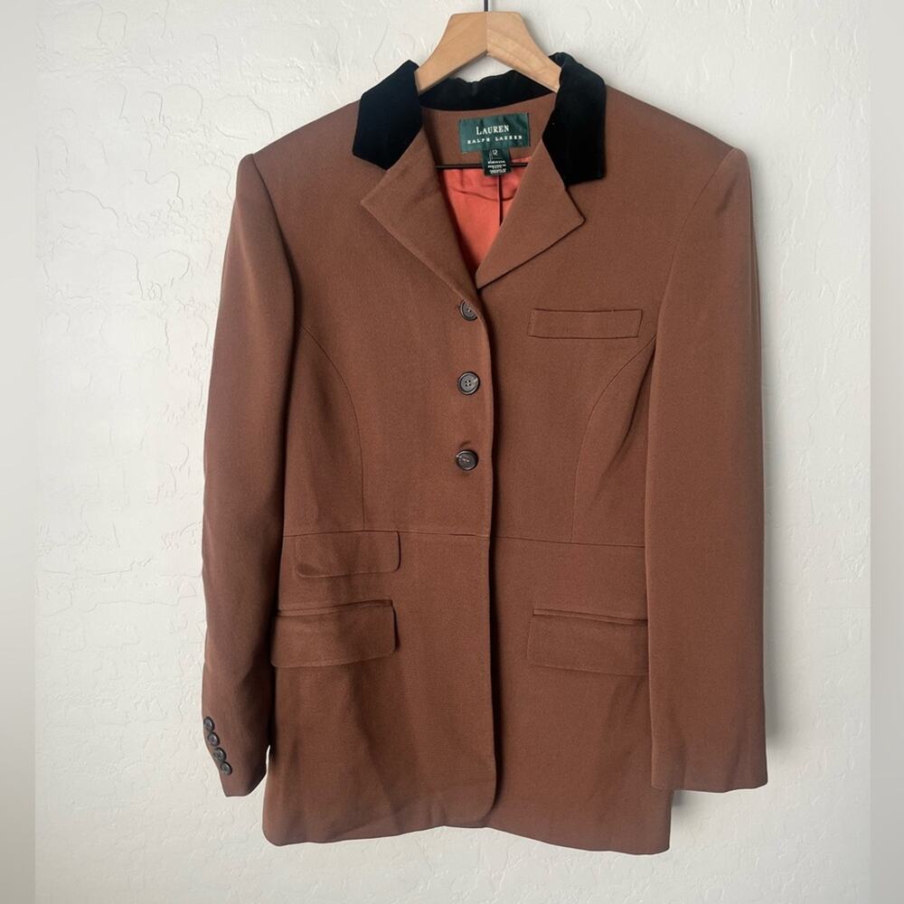 Lauren Ralph Lauren wool equestrian blazer made in the USA 12 - Picture 4 of 12